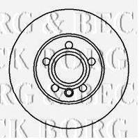 Тормозной диск BORG & BECK BBD4115