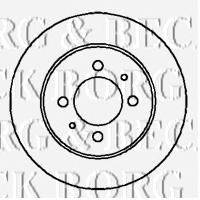 Тормозной диск BORG & BECK BBD4200