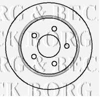 Тормозной диск BORG & BECK BBD4237