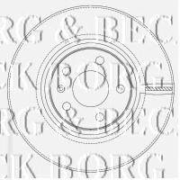 Тормозной диск BORG & BECK BBD4509