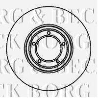 Тормозной диск BORG & BECK BBD4623