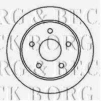 Тормозной диск BORG & BECK BBD4655