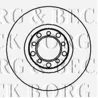 Тормозной диск BORG & BECK BBD4827