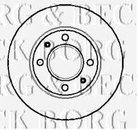 Тормозной диск BORG & BECK BBD4843