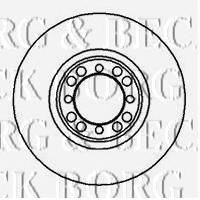 Тормозной диск BORG & BECK BBD4863