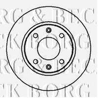 Тормозной диск BORG & BECK BBD4909