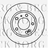 Тормозной диск BORG & BECK BBD4978
