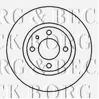 Тормозной диск BORG & BECK BBD5021