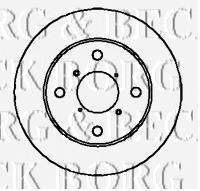 Тормозной диск BORG & BECK BBD5027