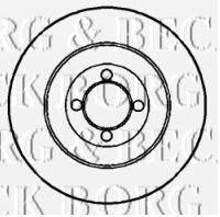 Тормозной диск BORG & BECK BBD5720S