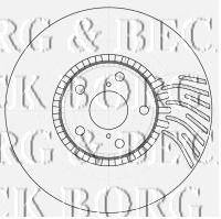 Тормозной диск BORG & BECK BBD5784S
