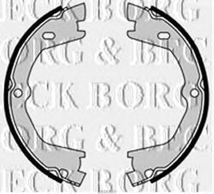 Комплект тормозных колодок BORG & BECK BBS6389