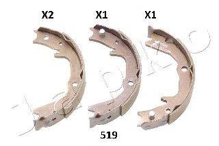 Комплект тормозных колодок, стояночная тормозная система JAPKO 55519