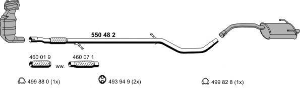 Система выпуска ОГ ERNST 120189