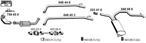 Система выпуска ОГ ERNST 170064