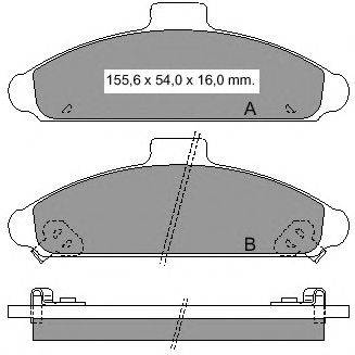 Комплект тормозных колодок, дисковый тормоз VEMA 21531
