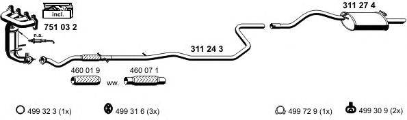 Система выпуска ОГ ERNST 031182