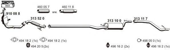 Система выпуска ОГ ERNST 031197