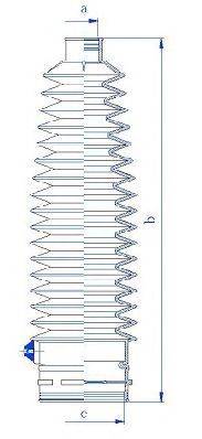 Пыльник, рулевое управление SPIDAN 84237