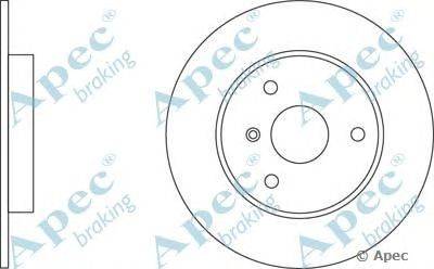 Тормозной диск APEC braking DSK2026