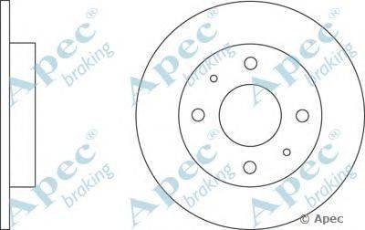 Тормозной диск APEC braking DSK2302