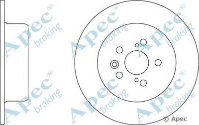 Тормозной диск APEC braking DSK2305
