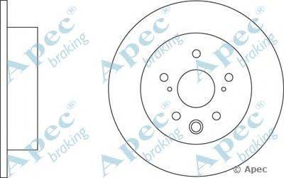 Тормозной диск APEC braking DSK2560