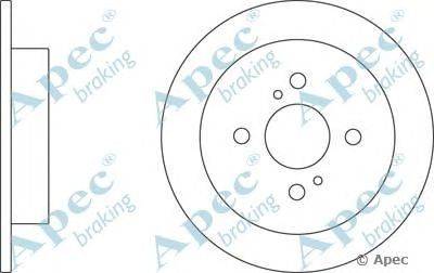 Тормозной диск APEC braking DSK2659