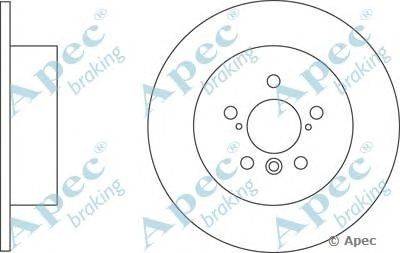 Тормозной диск APEC braking DSK2731