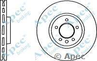 Тормозной диск APEC braking DSK2884