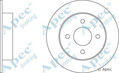 Тормозной диск APEC braking DSK299