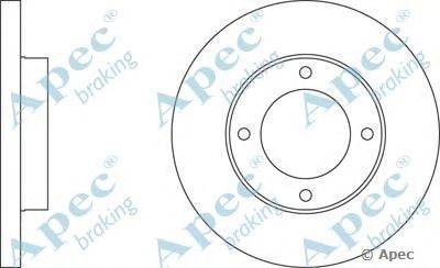 Тормозной диск APEC braking DSK305