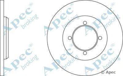 Тормозной диск APEC braking DSK792