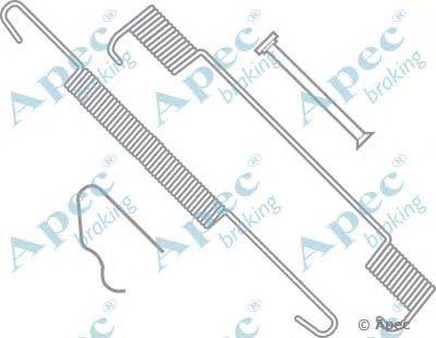 Комплектующие, тормозная колодка APEC braking KIT736