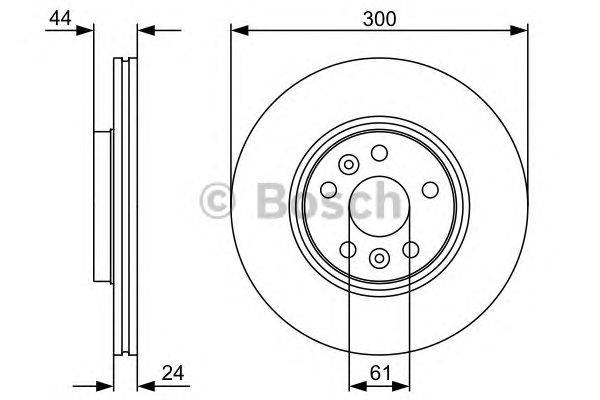 Тормозной диск BOSCH 0 986 479 554