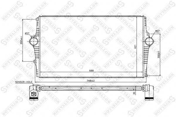 Интеркулер STELLOX 10-40180-SX