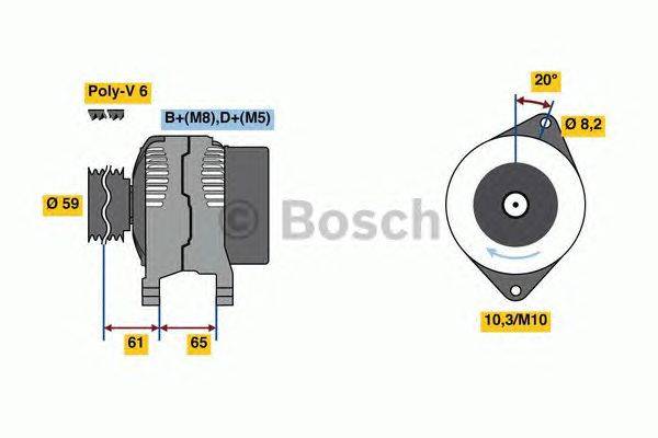 Генератор BOSCH 4931