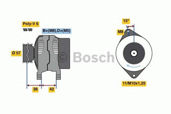 Генератор BOSCH 4996