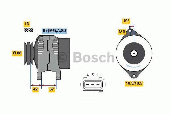 Генератор BOSCH 8039