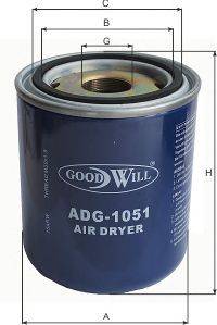 Гидрофильтр, тормозная жидкость GOODWILL ADG1051