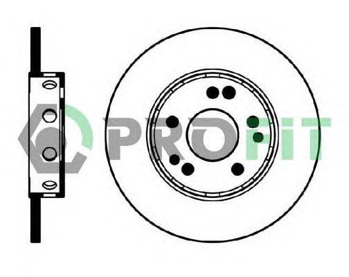 Тормозной диск PROFIT 5010-0124