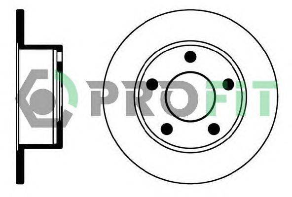 Тормозной диск PROFIT 5010-0321