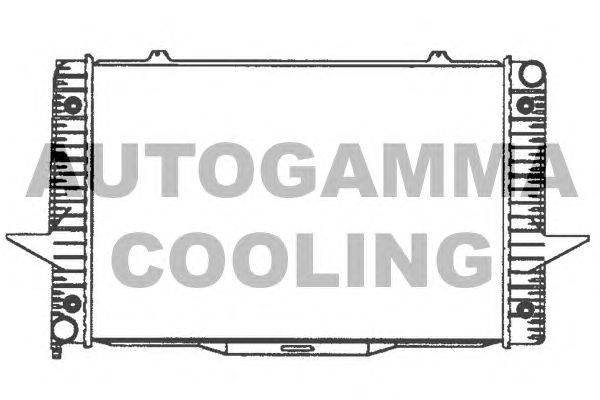 Радиатор, охлаждение двигателя AUTOGAMMA 101293