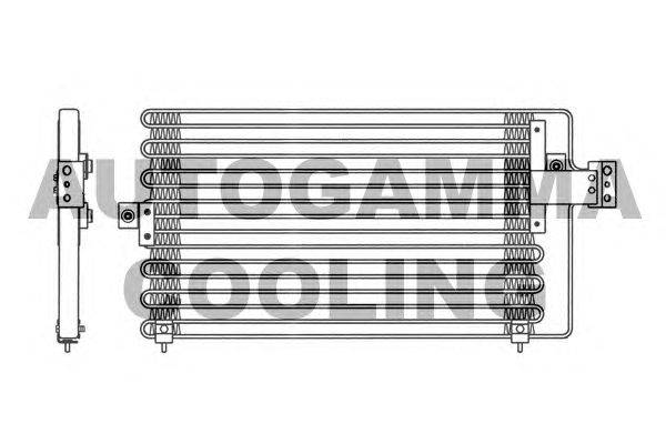 Конденсатор, кондиционер AUTOGAMMA 102619