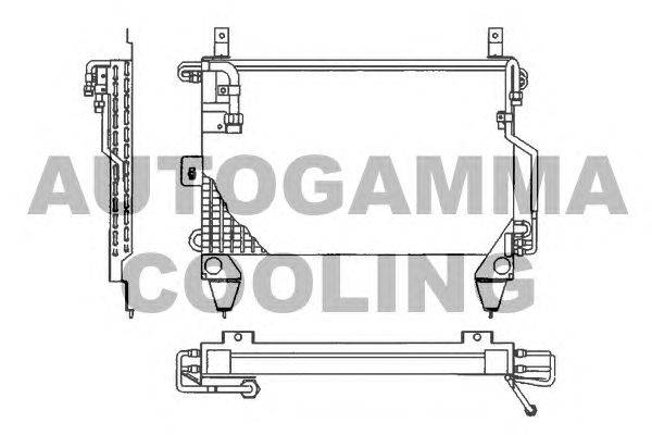 Конденсатор, кондиционер AUTOGAMMA 102692