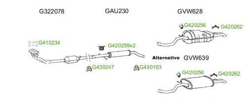 Система выпуска ОГ GT Exhaust 10323