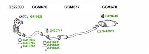 Система выпуска ОГ GT Exhaust 10551