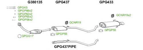 Система выпуска ОГ GT Exhaust 1631