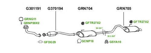 Система выпуска ОГ GT Exhaust 1797