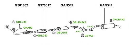 Система выпуска ОГ GT Exhaust 1937